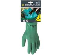 Gant travaux débroussaillage - DELTA PLUS - En latex sur support coton interlock - Longueur 30cm - Taille 7