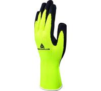 Gant Tricot Polyester Fluorescent Enduction mousse Latex Jauge 13 Taille 8-Paire