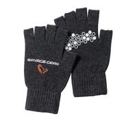 Gant Tricoté À Doigts Mi-Longs Savage Gear Taille L Gris Foncé Mélangé
