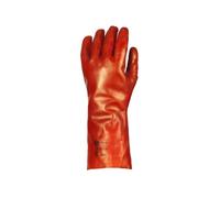 Gant tricoté EUROTECHNIQUE enduit PVC 36cm rouge T10 - - 3620