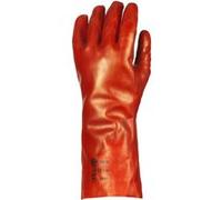 Gant tricoté EUROTECHNIQUE enduit PVC 36cm rouge T10 - - 3620