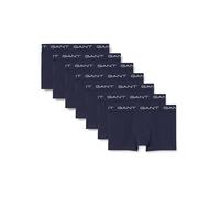 GANT Trunk 7-Pack sous-vêtement, Marine, Taille Unique (Lot de 7) Hommes