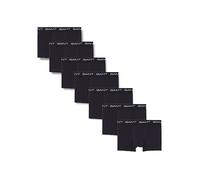 GANT Trunk 7-Pack sous-vêtement, Noir, Taille Unique (Lot de 7) Hommes