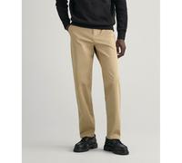 GANT Chinos sergé régulier Pantalon, Kaki foncé, 31W x 32L Homme