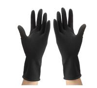 Gant Vaisselle 1 paire de gants de nettoyage en Latex cuisine imperméable ménage nettoyage Latex blanchisserie gants de vaisselle gants en caoutchouc résistant à l'usure(S)