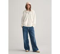 Vêtements GANT Shield Zip Hoodie pour Femme XL Blanc