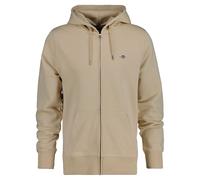 GANT Veste de Sweat Homme - Régulier Shield Full Zip à Capuche, Mélange Coton
