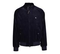 Gant - Veste Harrington en velours côtelé - Homme - Vestes - Bleu - Taille: L