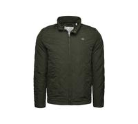 GANT Veste mi-saison 'Quilted' vert foncé / rouge / blanc, Taille L