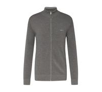 GANT Vestes en maille gris / blanc, Taille XXL