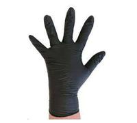 Gant vinyle nitrile noir non poudre taille L x 4 boites de 1000 Mediprotec Promosac