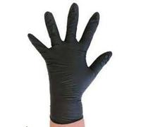 Gant vinyle nitrile noir non poudre taille S x 4 boites de 1000 Mediprotec Promosac 1