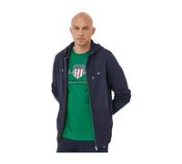 Gant - Zip-throughs - Homme - Sweatshirts et sweats à capuche - Bleu - Taille: M