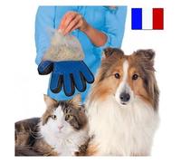 GantBrosseToilettageChienChatAnimauxEliminePoilsMassageHygièneBrossage