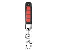 Gantch Télécommande universelle pour maison intelligente - 4 boutons - Clonage sans fil - 433 MHz - Pour voiture, porte de garage, portail, puits de toit - 1 kit de verrouillage - Noir et rouge