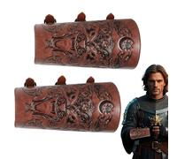 Gantelets D'armes - Brassard De Poignet Vintage | Brassards Médiévaux, Cosplay & LARP, Gantelets De Bras Pour Hommes En Relief Pour Costume De La Renaissance, Attelles D'-bras D'armure De Vêtemen