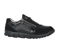 Ganter - Baskets en cuir noir large - Femme - Chaussures - Noir - Taille: 42 1/2 EU