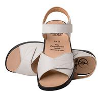 Ganter Femme Monica-G, Zweiklett-Sandale, Milk, 40 EU