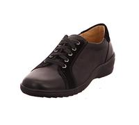 Ganter Femme Sensitiv Helga-h Derbys, Noir Schwarz 01000, 37.5 EU
