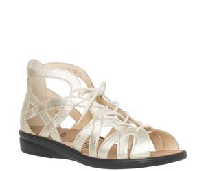 Ganter Femme Sonnica-e Sandale, argenté, 37.5 EU Étroit