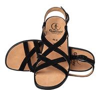 Ganter Femme Sonnica-E, Sandale mit Druckknopf, Schwarz, 35 EU