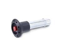 Ganter la norme Éléments | Boulon connecteur avec sécurité Axial (Cliquet) - Boulons - Acier - Acier galvanisé diamètre : 6 mm bleu passivé, 1 pièce, noir, GN 114.2-6-45