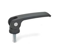 Ganter la norme Éléments - Ponceuse excentrique Tendeur avec vis, 1 pièce, noir, GN 927-82-M6-40/B B