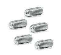 Ganter Norme Éléments GN 615.3-KN - federnde Impression morceaux M3 avec six pans creux, argent, lot de 5