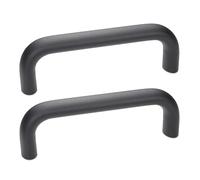 Ganter Norme Éléments Noir | Anse Poignées - GN 565 | Aluminium | Largeur 20 mm strukturmatt, noir, GN 565-20-120-SW