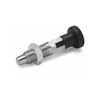 Ganter Norme Éléments | RAST Boulons - GN 717 - Boulons Diamètre 8 mm - En Acier Inoxydable - Lot de 2, argent, GN 717-8-M16X1, 5-CK-NI