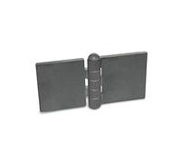 Ganter Normelemente | Charnière à souder - GN 1366-ST-120-60-A-BL | Profil en acier | L x L : 120 x 60 mm