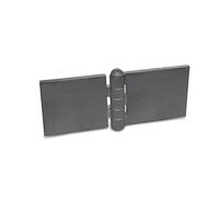 Ganter Normelemente | Charnière à souder - GN 1366-ST-160-100-A-BL | Profil en acier | L x L : 160 x 100 mm