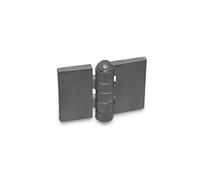 Ganter Normelemente | Charnière à souder - GN 1366-ST-60-60-A-BL | Profil en acier | LxL: 60x60mm