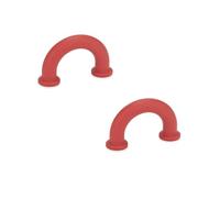 Ganter Normelemente , GN 224.3-10-40-B3,5-RT Lot de 2 poignées de meuble en plastique rouge Distance entre les trous 40 mm