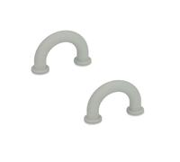 Ganter Normelemente , GN 224.3-9-30-B3,5-GR Lot de 2 poignées de meuble en plastique gris Distance entre les trous 30 mm