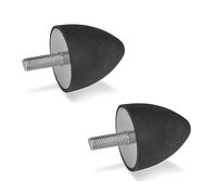 Ganter Normelemente GN 353-50-68-M10-S-55 Butée à vis Noir Filetage d2 : M10