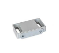 Ganter Normelemente GN 4470-50-C2-F-SR Fermetures magnétiques, argent, forme F