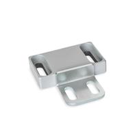 Ganter Normelemente GN 4470-50-C2-L2-SR Fermetures magnétiques, argent, forme L2