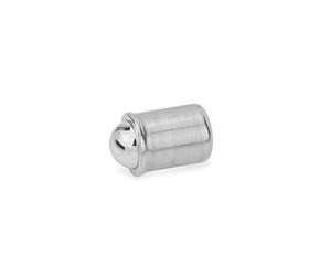 Ganter Normelemente GN 614-6-NI 614-6-NI-Ressort de pressage à pression, manchon et boule : acier inoxydable, Durchmesser d : 6 mm, lot de 10 pièces