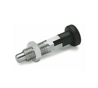 Ganter Normelemente GN 717-10-M16X1 5-CK-ST Lot de 2 boulons de verrouillage Argenté