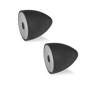 Ganter Normelemente Lot de 2 butées - GN 353-50-68-M10-E-55 - Caoutchouc