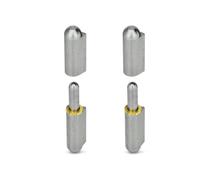 Ganter Normelemente, Lot de 2 charnières démontables à souder en acier 60 mm GN 128-60-ST