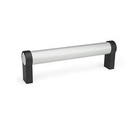 Ganter Normelemente | Poignées de tubes - GN 333.1-20-200-A-EL | Diamètre : 20mm | Forme A | Aluminium | anodisé couleur naturelle | 1 pièce