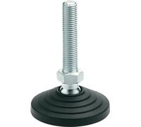GANTER Pied articulé en plastique GN 344 d1 60 mm,d2 M 16mm l1 148mm l3 24mm - 344-60-M16-148-BG