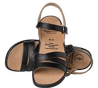 Ganter Sandales Sonnica pour femme, Noir , 37 EU