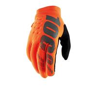 GANTS 100% BRISKER FLUO ORANGE/NERO TAGLIA S 463045S#1