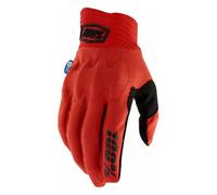 Gants 100% Cognito Smart Shock Rouge Pour Motocross Vélo Tout Terrain Quad