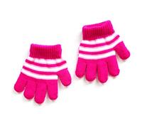 Gants À Doigts Complets Pour Tout-petits Mitaines Tricotées À Rayures Cyclisme Universel Pour Bébé Fille Et Garçon Hiver Et Automne