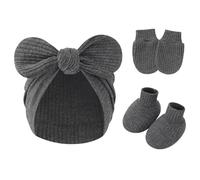 Gants à main, chapeau de pépinière avec chaussettes, chaussures pour nouveau-nés, tout-petits, respirants