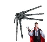 Gants À Main Squelette - Doigt D'horreur Noir Mobile, Prothèse De Style Osseux Articulé | Système D'accessoires De Transformation De Costumes Effrayants, Utilisation Idéale De La Tenue De Vampire Fant